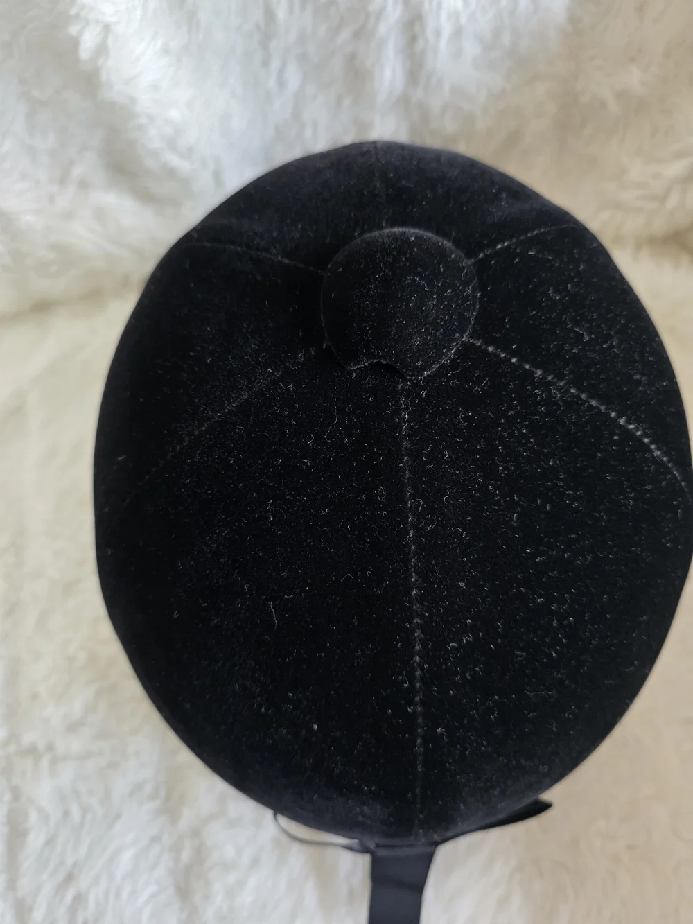 Kids Black Equestrian Riding Helmet with Secure Chin Strap